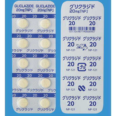 Gliclazide格列齐特20mg【NP】:100片