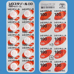 Cilostazol西洛他唑OD口崩片100mg「東和」:100片