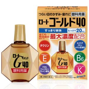 乐敦 中高年Gold黄金40眼药水:20ml【3類】