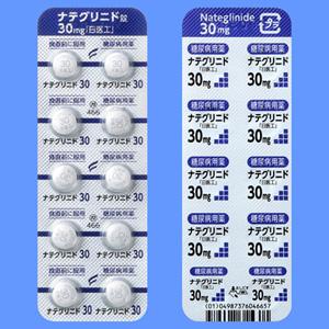 Nateglinide那格列奈片30mg「日医工」:100片