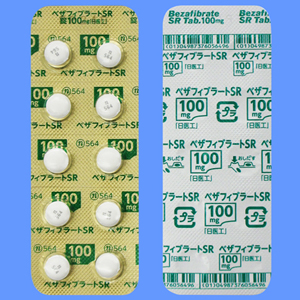 苯扎贝特SR片100mg「日医工」 100錠