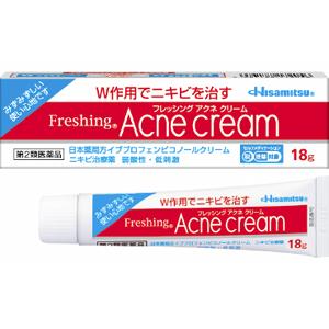 久光 Hisamitsu Freshing Acne双重作用祛痘乳膏:18g【2類】