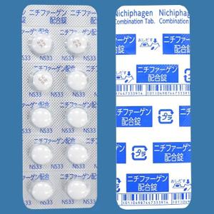 Nichiphagen甘草酸单铵/甘氨酸/DL-蛋氨酸复合片:100片