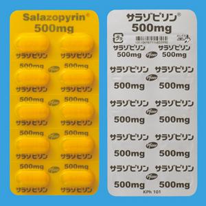 Salazopyrin柳氮磺胺吡啶片500mg:100片