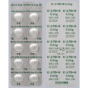 BI・Sifrol盐酸普拉克索0.5mg:100粒