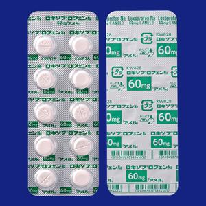Loxoprofen-Na洛索洛芬钠退烧镇痛片60mg「AMEL」:100片