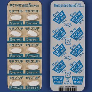 Mosapride citrate枸橼酸莫沙必利片5mg「サワイ」:100片(10×10)