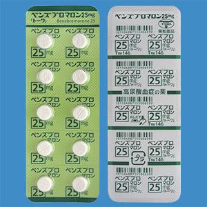 Benzbromarone苯溴马隆片25mg「東和」:100片