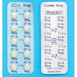 Coniel盐酸贝尼地平4mg:100粒