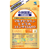 小林制药 维生素群矿物质+Q10左旋肉碱片:120粒