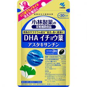 小林制药 DHA银杏叶虾青素:90粒