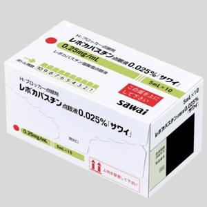 Levocabastine盐酸左卡巴斯汀滴眼液0.025%「沢井」 :5ml×10支