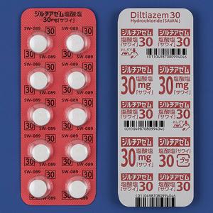 Diltiazem盐酸地尔硫卓片30mg「沢井」:100片