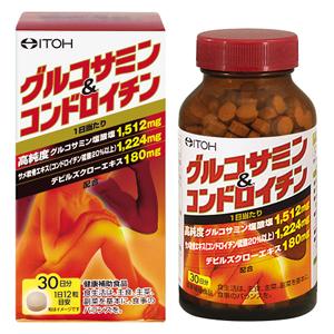 井藤汉方ITOH 氨基葡糖&软骨素鲨鱼骨提取300mg:360粒