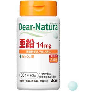 朝日Asahi Dear-Natura锌片:60粒