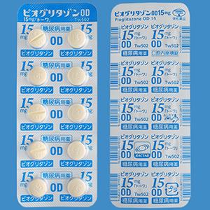Pioglitazone吡格列酮OD口崩片15mg「東和」(2型):100片