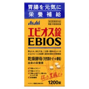 朝日 EBIOS爱表斯锭天然啤酒酵母片:1200粒【指定医薬部外品】