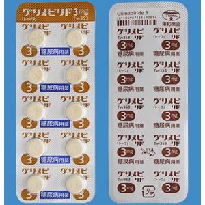 Glimepiride格列美脲片3mg「東和」:100片