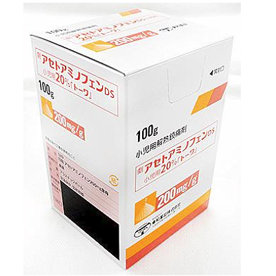 Acetaminophen DS对乙酰氨基酚儿童用干糖浆20%「東和」:100g