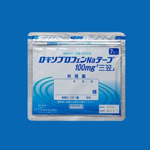 Loxoprofen Sodium洛索洛芬钠透皮贴100mg「三笠」(膏药):70枚(7枚×10袋)