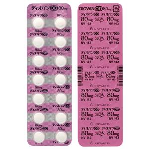 Diovan缬沙坦OD口崩片80mg:140片