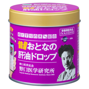 野口 成人肝油糖 蓝莓味:100粒