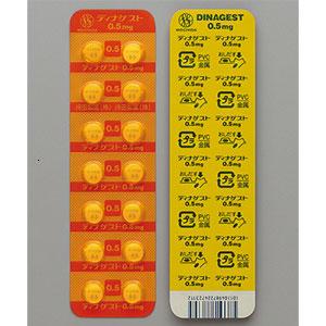 痛经改善剂 Dinagest地诺孕素片0.5mg:140片