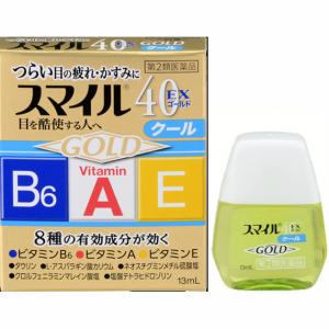 狮王LION Smile40EX 金装八种有效营养成分眼药水:13ml【2類】