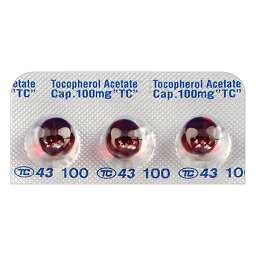 Tocopherol acetate醋酸生育酚胶囊 维生素E胶囊100mg「TC」:600粒