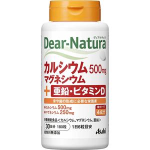 朝日Asahi Dear-Nature 钙镁锌维生素D:180粒