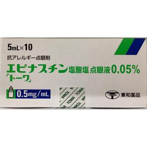 Epinastine盐酸依匹斯汀滴眼液0.05%「東和」:5ml×10支