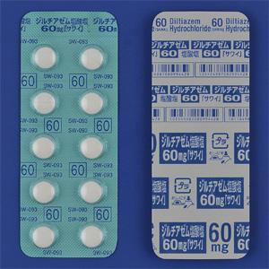 Diltiazem盐酸地尔硫卓60mg「沢井」:100片