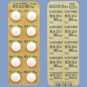 Gascon二甲基聚硅氧烷片80mg:100片