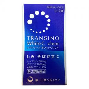 第一三共TRANSINO® White C clear维他命C淡斑美白丸:60粒【3類】