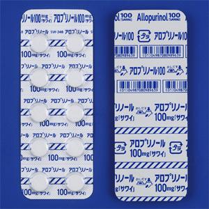 Allopurinol别嘌醇片100mg「沢井」:100片