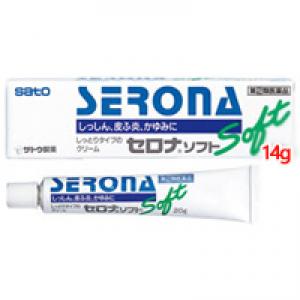 佐藤制药Serona-Soft湿疹皮疹止痒乳膏:14g【2類】