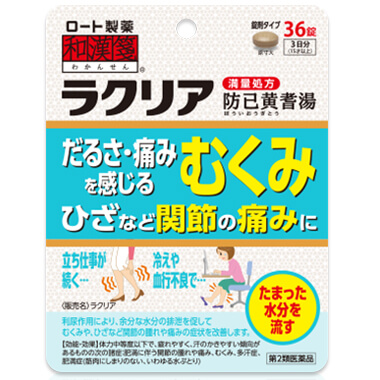 乐敦 Rakuria汉方防己黄耆湯:36粒【2類】