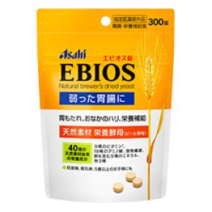 朝日 EBIOS爱表斯锭天然啤酒酵母片:300粒【指定医薬部外品】