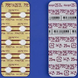 Alacepril阿拉普利片25mg「沢井」:100片