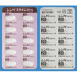 Simvastatin辛伐他汀片20mg「東和」:100片