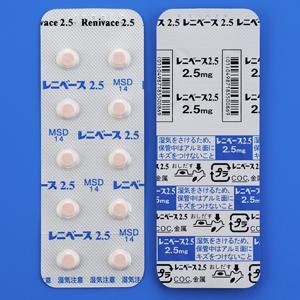 Renivace马来酸依那普利片2.5:100片