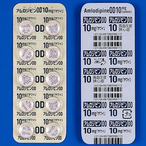 Amlodipine氨氯地平OD口崩片10mg「沢井」:100片