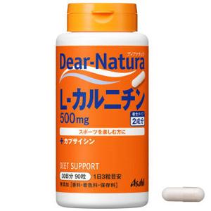 朝日Aasahi Dear-Natura左旋肉碱+苹果多酚胶囊:90粒