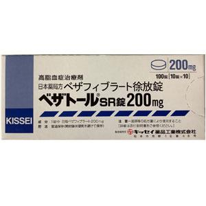 Bezatol苯扎贝特SR缓释片200mg:100片