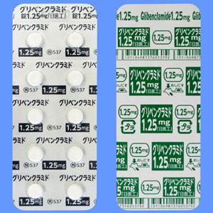 Glibenclamide格列本脲片1.25mg「日医工」:100片