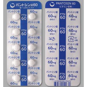 Pantosin泛硫乙胺片60:100粒
