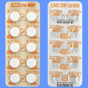 Unicon茶碱缓释片400:100片