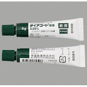 Diacort双醋二氟松软膏:5g×5支