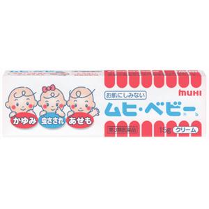 池田模範堂 Muhi宝宝用防虫止痒乳膏:15g【3類】