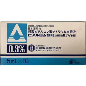 Hyaluronate Na透明质酸钠滴眼液0.3%「科研」:5ml×10支